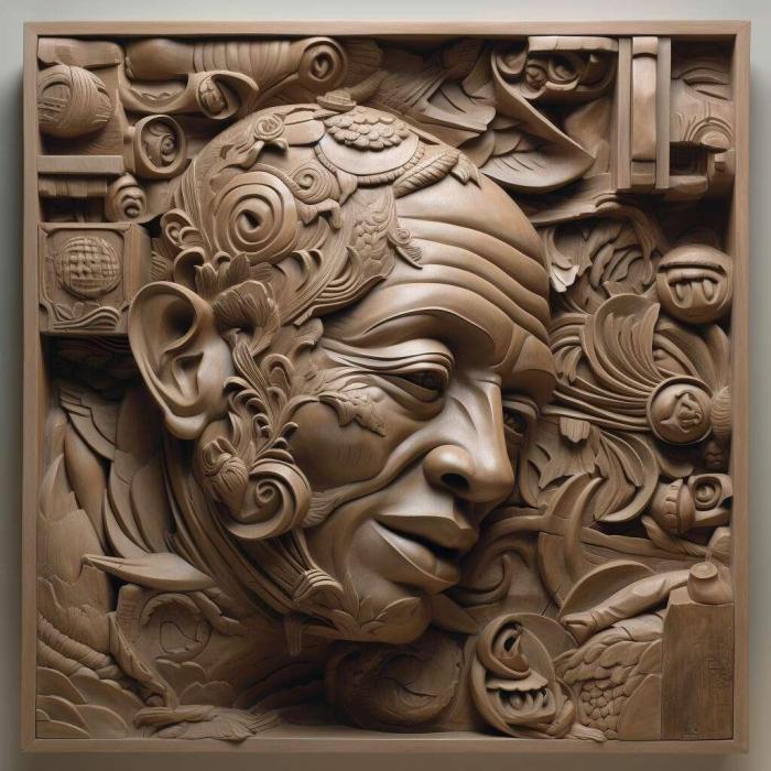 نموذج ثلاثي الأبعاد لآلة CNC 3D Art 